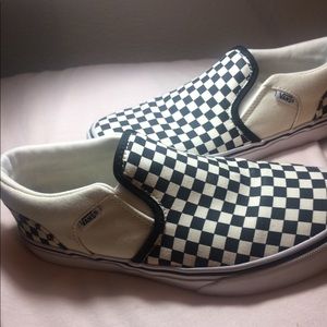 Checkered shoes